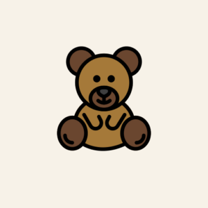 Small Teddy Bear add-on for a FreshFood fruit basket